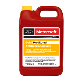 Gold Prediluted Antifreeze Coolant